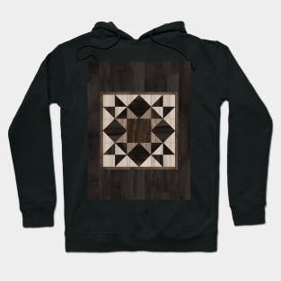 Barn Quilt - Dark Hoodie